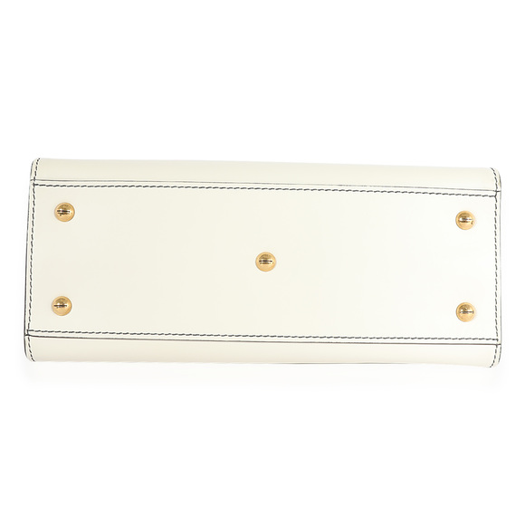 Christian Dior White Smooth Leather D-Bee Tote - Picture 5 of 7